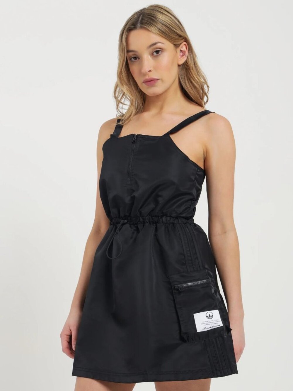 Adidas Originals Nylon Dress Black S Athleisure